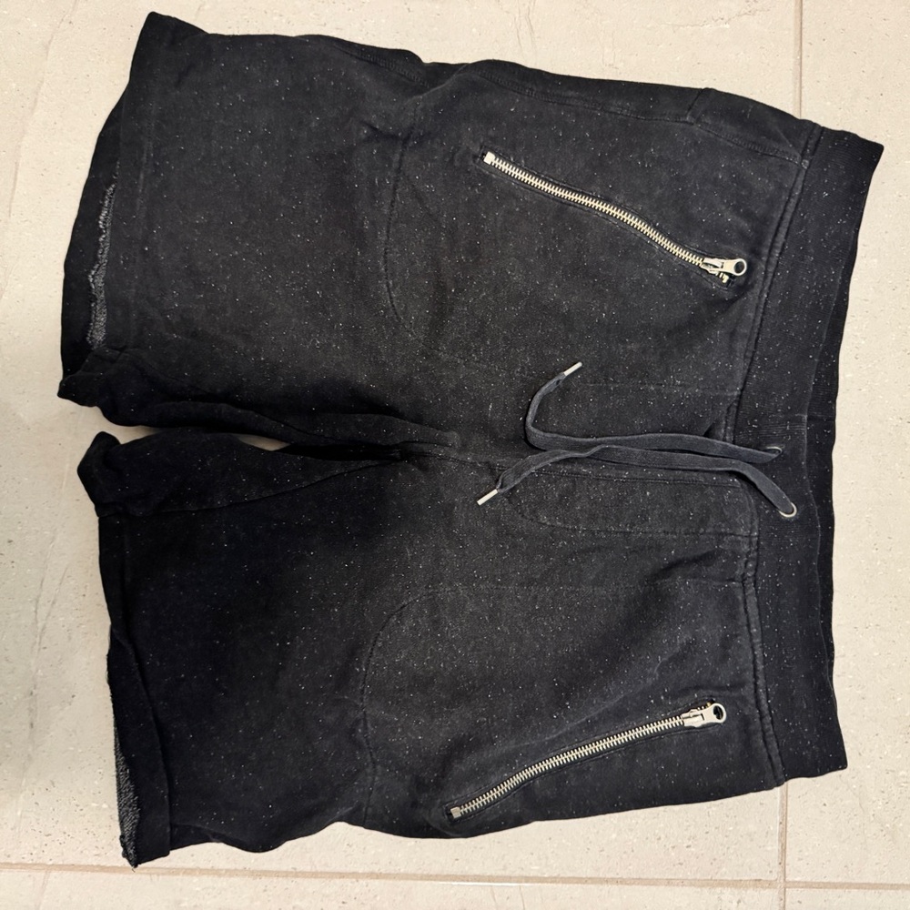 H&M Black Men's Shorts with Zipper Pockets
